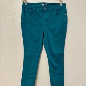 Old Navy Women's Vibrant Blue Skinny Jeans